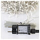 Catena luminosa compatta int-est 500 LED bianco caldo e bianco freddo effetto lampeggiante 11 m s4