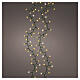 Catena luminosa compatta per albero int-est 750 LED bianco classico e bianco caldo 16 m s1