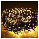 Catena luminosa compatta per albero int-est 750 LED bianco classico e bianco caldo 16 m s2