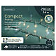 Corrente luminosa compacta para árvore int/ext 750 LEDs branco quente e branco frio 16 m s3