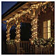 Luci compatte per albero di Natale int-est 500 LED bianco caldo 11 m s2