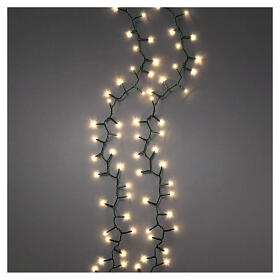 Luzes compactas para árvore de Natal int/ext 500 LEDs branco quente 11 m