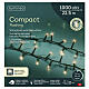Catena luminosa compatta per albero di Natale int-est 1000 LED bianco caldo 22 m s3