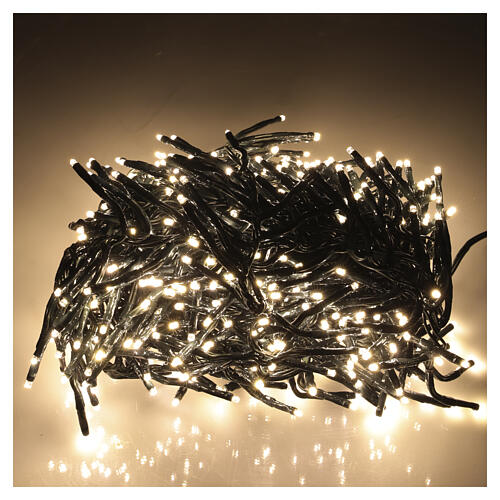 Catena luminosa Cluster Connect per albero di Natale int-est 500 LED bianco caldo 5 m 4