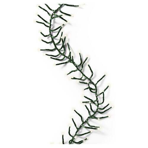 Catena luminosa Cluster Connect per albero di Natale int-est 500 LED bianco caldo 5 m 6