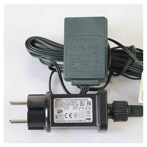 Catena luminosa Cluster Connect per albero di Natale int-est 500 LED bianco caldo 5 m 7