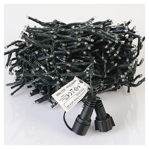 Catena luminosa Cluster LED Connect int-est 500 LED bianco caldo 5 mt 6