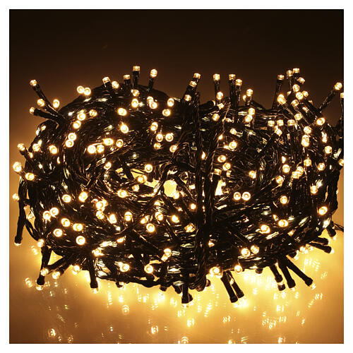Luci compatte Chaser int-est 808 LED bianco caldo soft gold 15 m 3