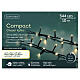 Catena luminosa Compact Chaser int-est 544 LED bianco caldo soft gold 10 m s4