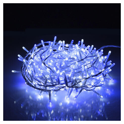 Luci Compact Chaser int-est 544 LED bianco freddo e blu 10 m 4