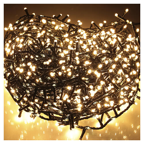 Catena luminosa natalizia Compact Chaser int-est 1220 LED bianco caldo soft gold 22 m 2