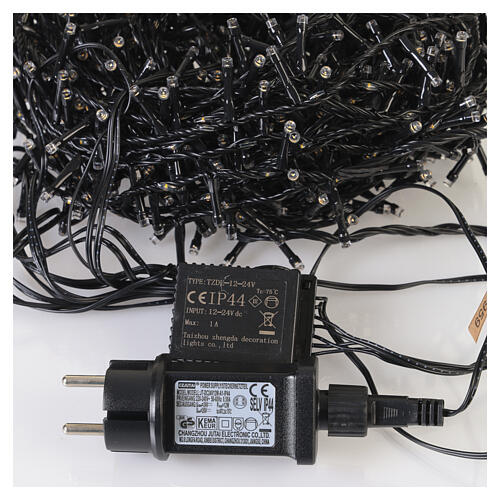 Catena luminosa natalizia Compact Chaser int-est 1220 LED bianco caldo soft gold 22 m 5