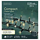 Catena luminosa natalizia Compact Chaser int-est 1220 LED bianco caldo soft gold 22 m s3