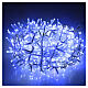 Catena natalizia LED Compact Chaser int-est bianco caldo e bianco freddo 808 LED 15 m s2