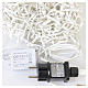 Catena natalizia LED Compact Chaser int-est bianco caldo e bianco freddo 808 LED 15 m s5