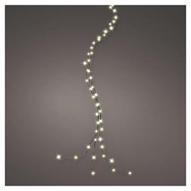 Ghirlanda luminosa micro LED int-est effetto flash 240 LED bianco caldo 300 cm