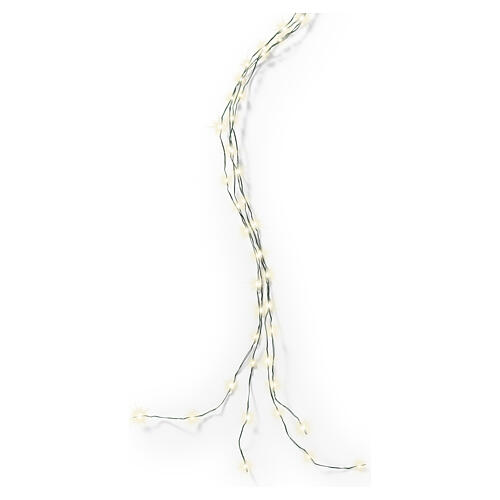 Ghirlanda luminosa micro LED int-est effetto flash 240 LED bianco caldo 300 cm 5