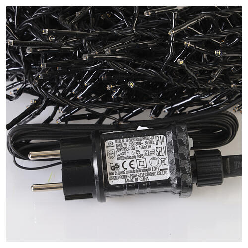 Catena luminosa Excellent Twinkle int-est 960 LED bianco caldo 15 m con effetto scintillante 5