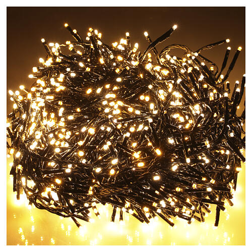 Guirlande lumineuse de Noël Excellent Twinkle 1272 LEDs blanc chaud 20 m int/ext 2