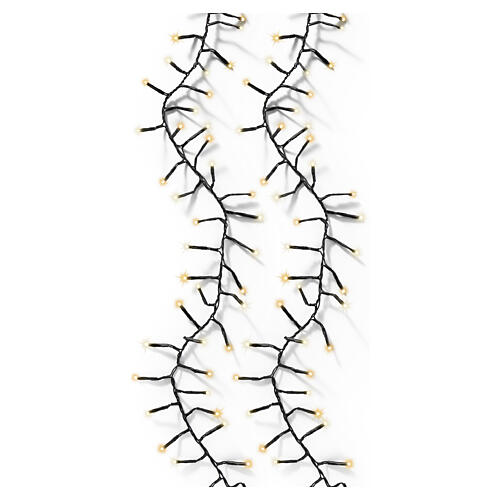 Catena LED per albero di Natale Twinkle int-est 1584 LED bianco caldo 25 m 4