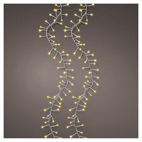 Catena luminosa Twinkle int-est filo trasparente soft gold 960 LED 15 m
