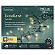 Catena luminosa Twinkle int-est filo trasparente soft gold 960 LED 15 m s2