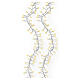 Catena luminosa Twinkle int-est filo trasparente soft gold 960 LED 15 m s4
