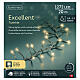 Luci natalizie Twinkle soft gold int-est filo trasparente 1272 LED 20 m s3