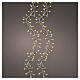 Catena LED natalizia soft gold int-est filo trasparente 1584 LED 25 m con effetto Twinkle s1