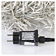 Catena LED natalizia soft gold int-est filo trasparente 1584 LED 25 m con effetto Twinkle s6
