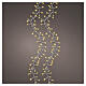 Luci natalizie soft gold int-est filo trasparente 2208 LED 35 m con effetto Twinkle s1
