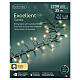 Luci natalizie soft gold int-est filo trasparente 2208 LED 35 m con effetto Twinkle s3