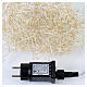 Guirlande micro-LED clignotante 960 micro-LEDs blanc chaud et blanc froid fil argent 10 m int/ext s4