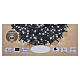 3000 white LED Christmas lights with light effects, 196.9 ft dark cable s7