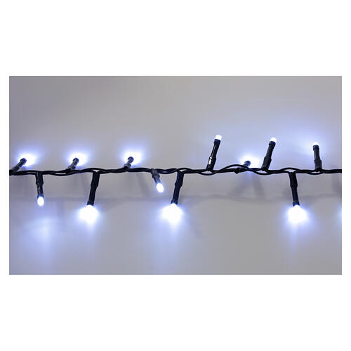 Luci di Natale 4000 LED bianco con effetti luminosi 80 mt cavo scuro 5