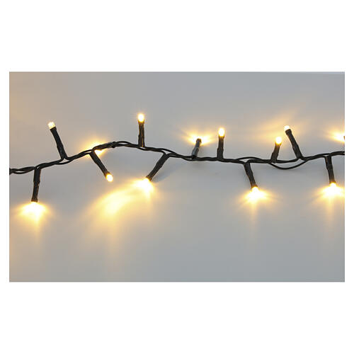 Catena luminosa 4000 LED ambra con giochi di luce 80 mt 5
