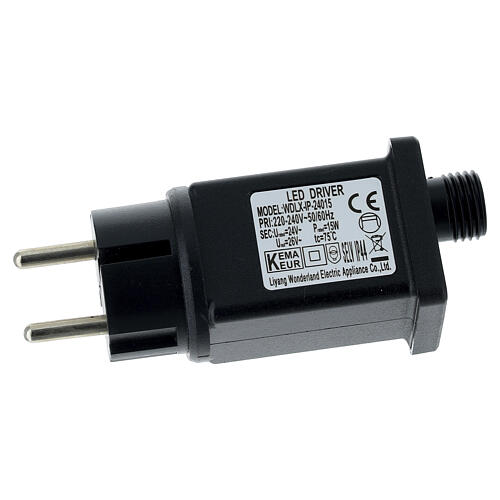 Catena luminosa 4000 LED ambra con giochi di luce 80 mt 8