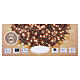 Catena luminosa 4000 LED ambra con giochi di luce 80 mt s6
