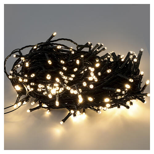 Minilucciole 300 LED bianco a batteria 30 mt con timer 8