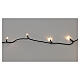 Minilucciole 300 LED bianco a batteria 30 mt con timer s9