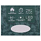 Minilucciole 300 LED bianco a batteria 30 mt con timer s11