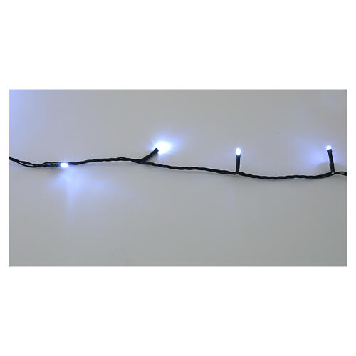 Luzinhas de Natal 300 LEDs brancos a pilhas 30 m com temporizador 4