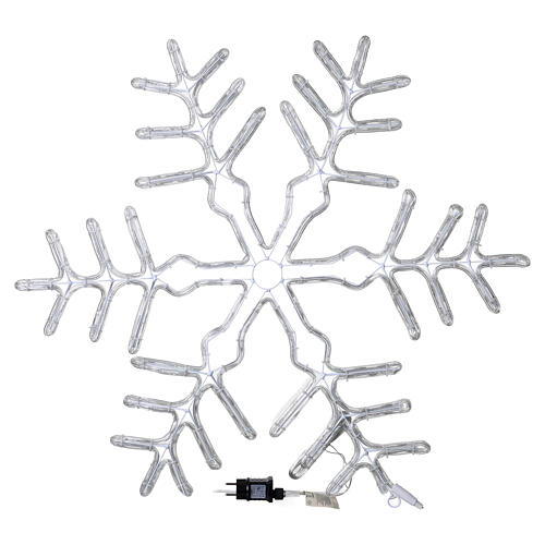 White snowflake light figure, 35.4 in with transformer, 288 LEDs 6
