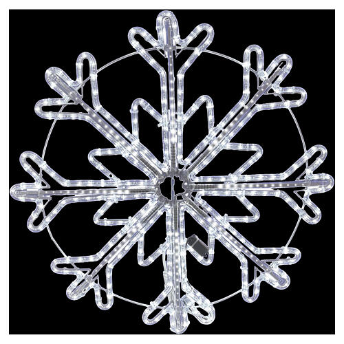 Flocon de neige blanc 70 cm avec effet Snowfall, 564 LEDs 4