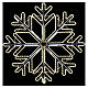 Figure lumineuse flocon de neige bicolore 110 cm, 1008 LEDs s4