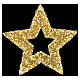 Étoile lumineuse 3D 2000 LEDs blanc chaud effet flash diamètre 55 cm s3