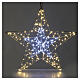 Bicolour luminous star, 200 LEDs, 23.6 in s1