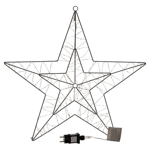 Étoile lumineuse bicolore 200 LEDs 60 cm 5
