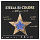 Estrela luminosa bicolor 200 LEDs 60 cm s4
