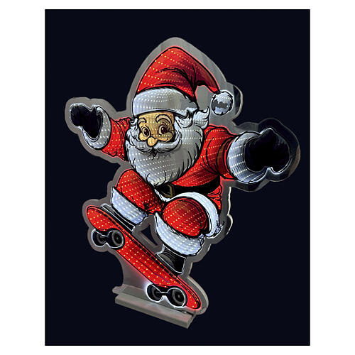 Babbo Skate luminoso Infinity Lights 420 LED multicolor 60cm 4